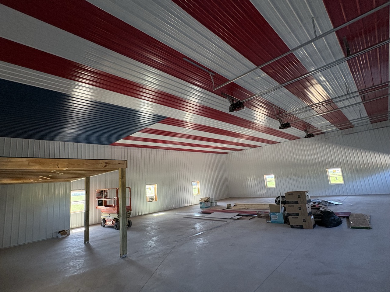 Flag Barn — Full View